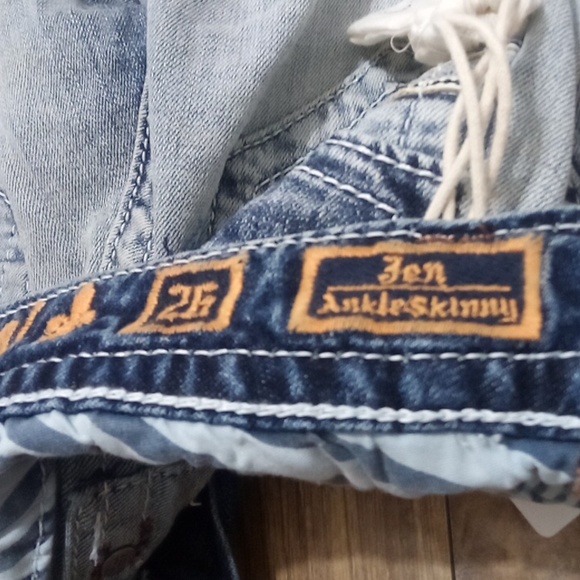 Rock Revival Women's 26 Ankle Skinny Jen Embellished Embroidered - Picture 8 of 13